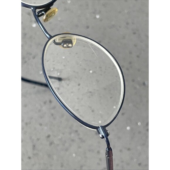 Kenneth Cole Round EYEGLASSES FRAMES ONLY 47-19-130 Caught Steeling 075 blue - Picture 12 of 13